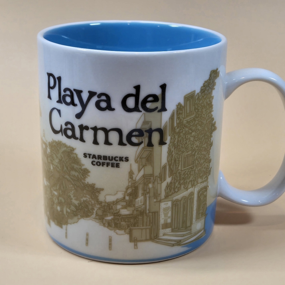 Starbucks Playa del Carmen Mexico Global Icon Mug 16oz - New in Box